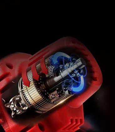 Cutaway view of the Wood Ranger brushless copper motor
